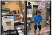 店員們大玩「手丟茶凍、空拋冰淇淋」！清心福全總部：立即停業懲處
