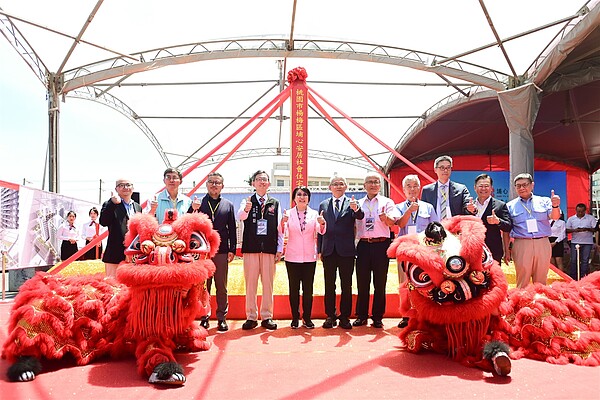 楊梅「埔心安居」社會住宅開工。圖/桃園市政府提供