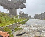 濁水溪暴漲　彰化大城撤離居民