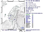 凱米剛走地牛就翻身！屏東三地門21:49規模4.6地震　最大震度4級