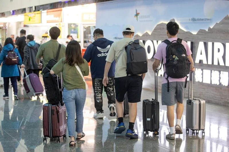 凱米颱風影響，不少航班停航，昨天起陸續恢復航班。圖為桃園機場示意圖。本報資料照片 