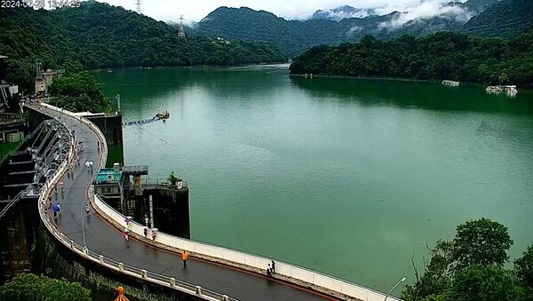 凱米颱風帶豐沛雨量,水庫集水區收獲滿滿。圖/北水分署提供