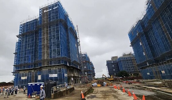 航空城拆遷戶安置住宅售價不到周邊建案的一半,圖為A18區的安置住宅,離高鐵站不到1公里。圖/聯合報資料照片