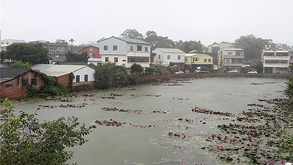 凱米颱風造成全台多處淹水。圖／苗栗縣政府提供