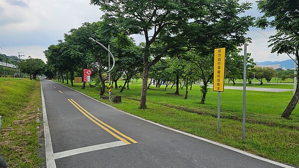 新北河濱自行車道新增6處設科技執法。圖／新北市高工處提供