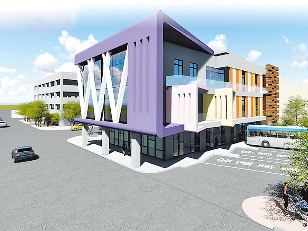 溪湖轉運站完工模擬圖。圖/彰化縣政府提供、孫英哲彰化傳真