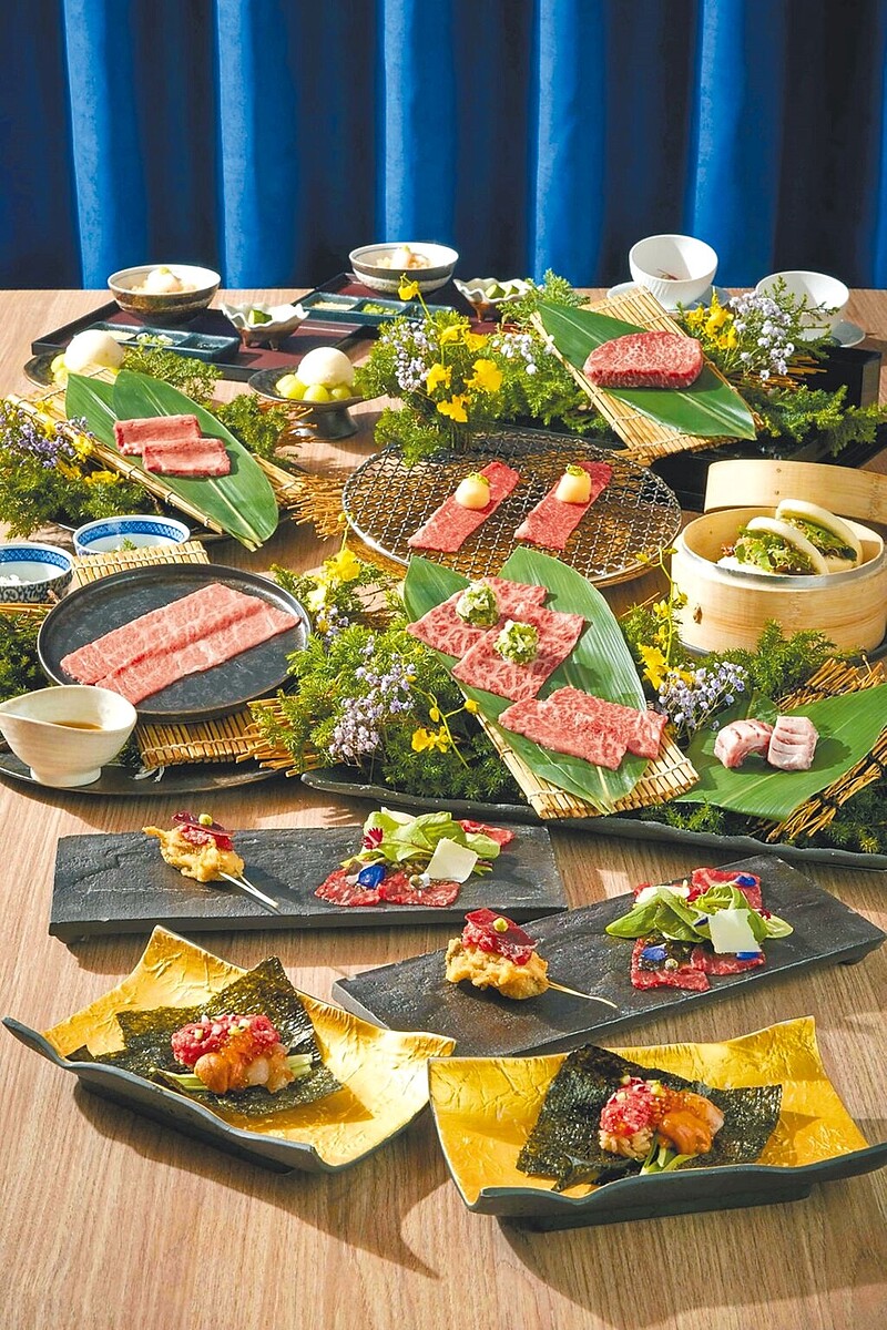 新光三越老乾杯經典雙人和牛套餐,推薦價4760元。圖/新光三越提供(飲酒過量 有害健康)