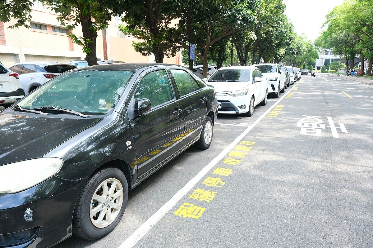 竹北縣政七街增設智慧停車柱8月16日啟用。圖／新竹縣府提供