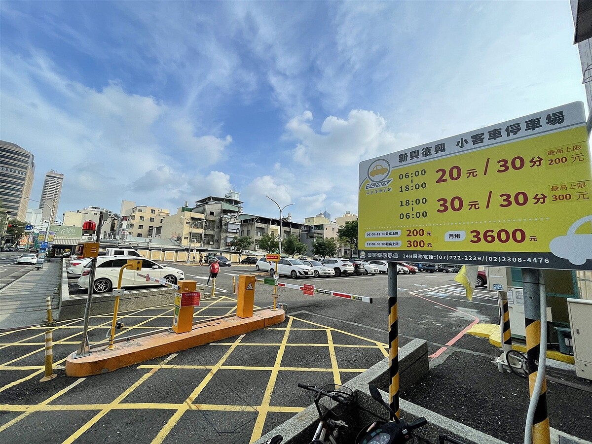 復興二路停車場土地目前屬於國家住宅及都市更新中心,仍持續作為停車場使用。圖/高市交通局提供