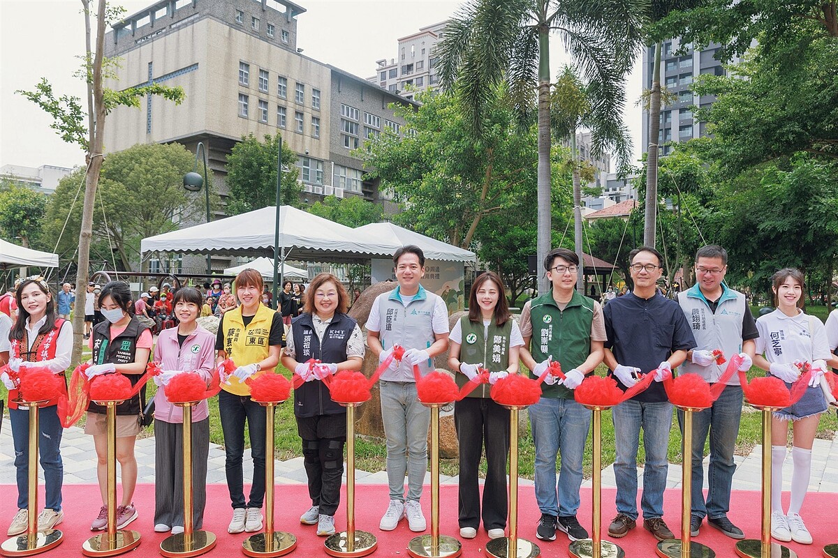 竹市龍山公園煥新啟用。圖／新竹市城銷處提供