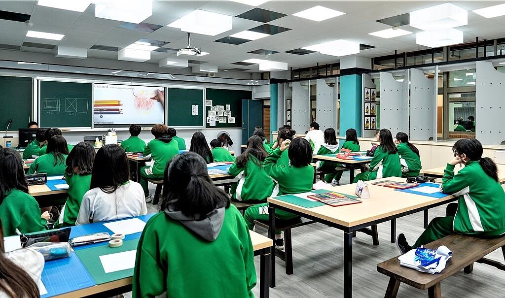 新北市教育局9日宣布,將於114學年度(2025年8月1日)起,自1班35人調降至34人。圖/新北市教育局提供