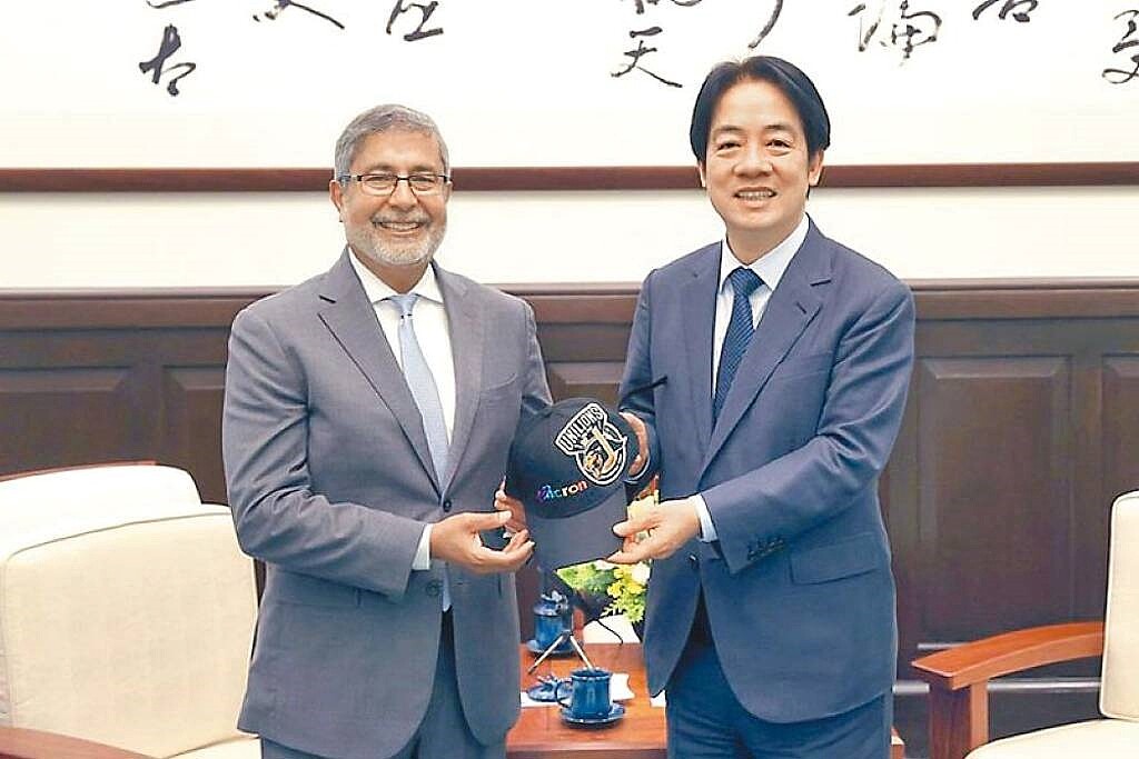 總統賴清德7月接見美光科技總裁梅羅特拉。圖/總統府提供