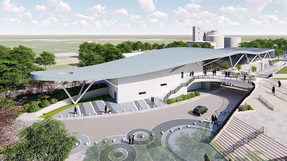 桃園北區水資源回收中心再生水廠完工意象圖。圖/水工分署提供