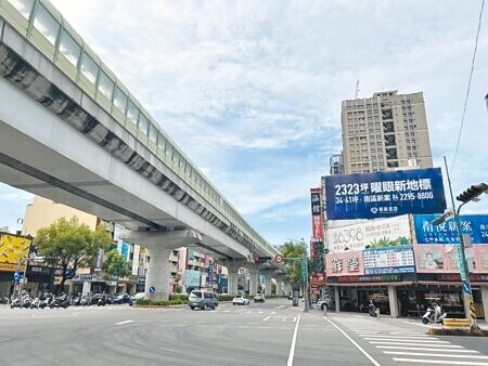 
中捷綠線H1旅運量年增3成，人流量前五多的熱門站體，已成建商爭相推案的戰場。圖∕曾麗芳
