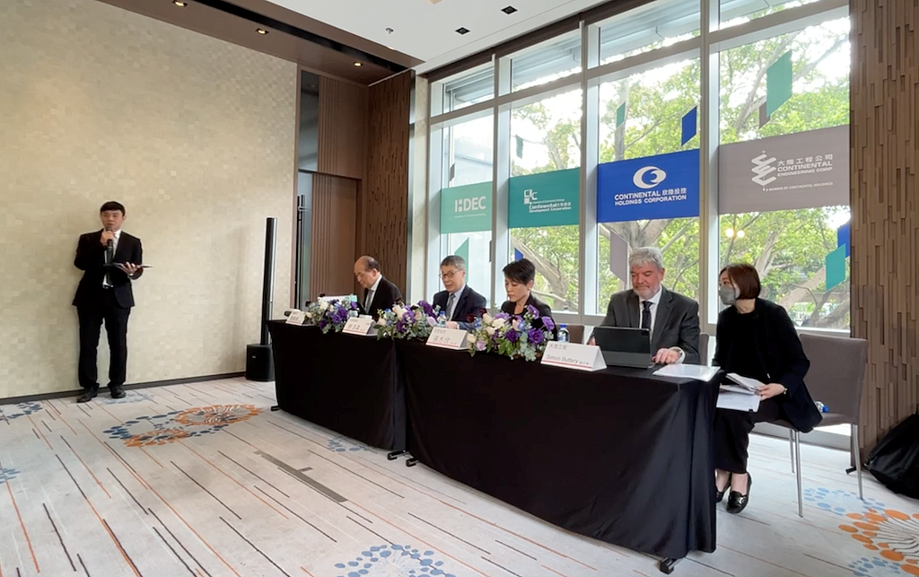 欣陸投控2023年營運成果及2024年營業計劃說明。圖/好房網News記者蔡佩蓉翻攝