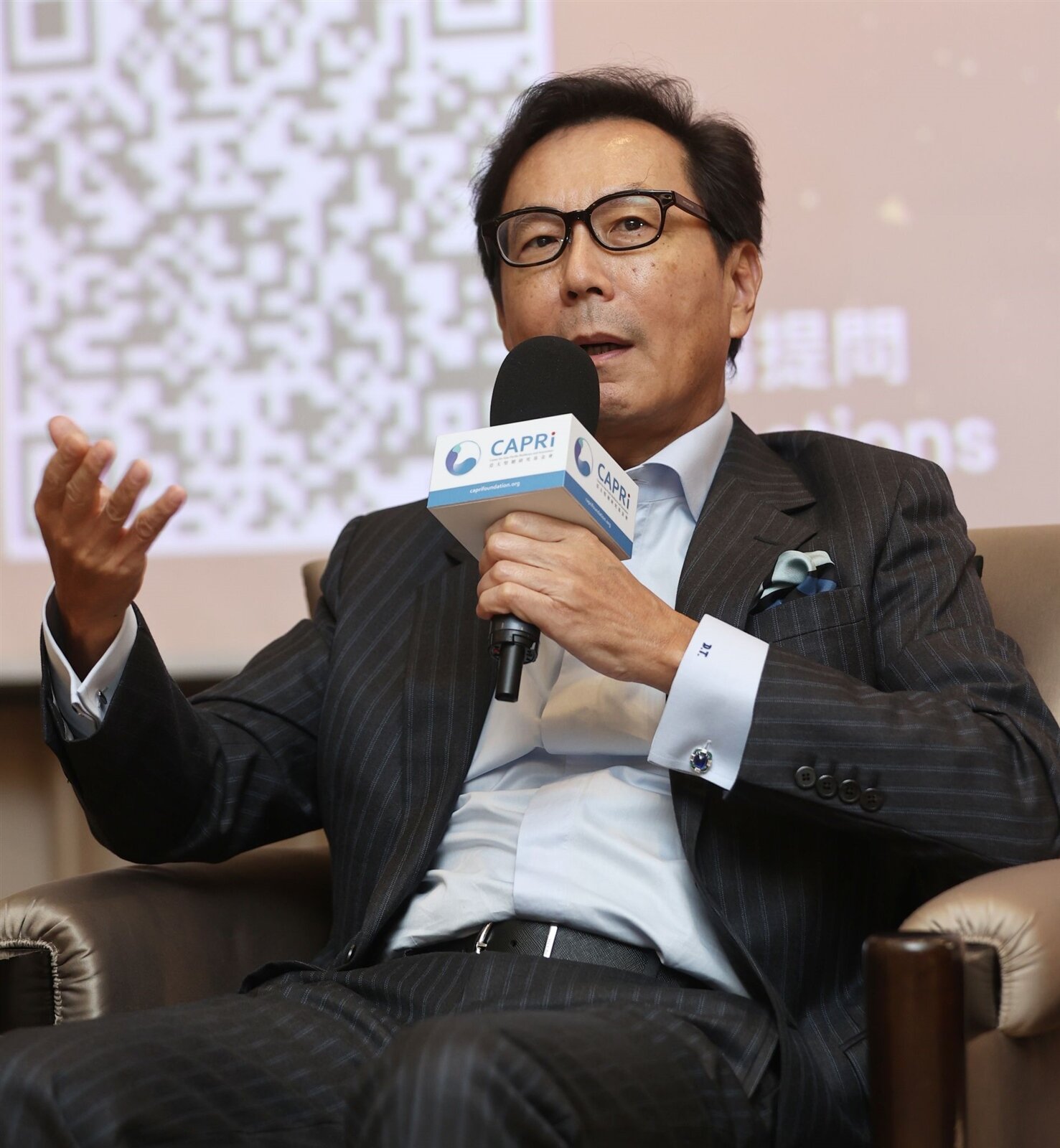 富邦董事長蔡明忠。記者侯永全／攝影 