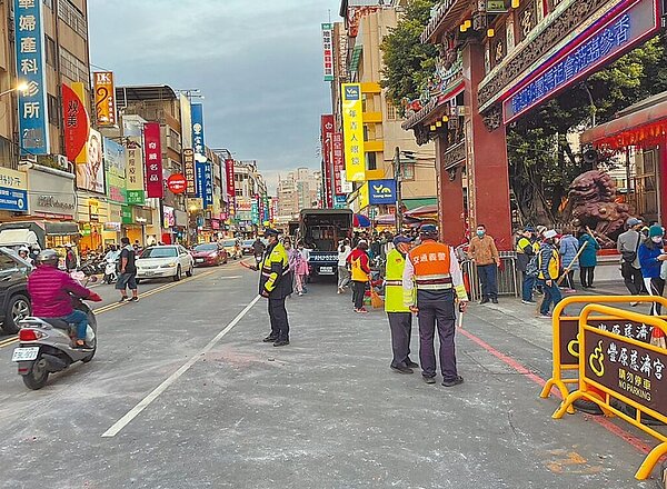 豐原慈濟宮媽祖下鄉遶境將於29日登場，警方將進行交通管制。圖／豐原警分局提供
