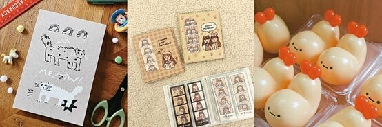 參展品牌 左:馬卡龍腳趾、中:啊宣ASUAN、右:Crazyeyes瘋狂眼珠。圖源:廠商提供