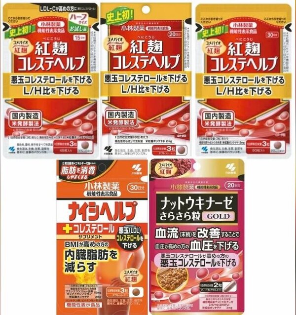 日本小林製藥的紅麴保健食品導致民眾出現腎病症狀。圖／取自小林製藥Ｘ