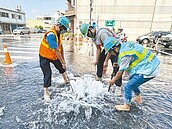 關廟自來水成噴泉　嘉義50校受損