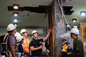 南機場老公寓震後屋損嚴重　台北市長蔣萬安：台北進入大都更時代