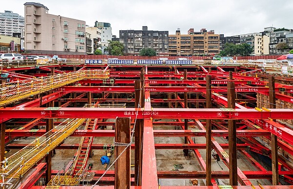 桃園區正光路都更案工地現場。圖／桃園市政府提供