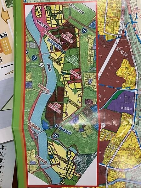 中興新村交流道周邊土地將規畫為都市計畫區,除了商業區還保留捷運站、轉運站,讓業者和居民都看好未來發展。圖/讀者提供