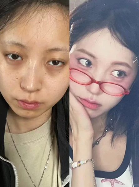 女網友感嘆,自己工作一年後,顏值大幅下降。圖/擷自「小紅書」