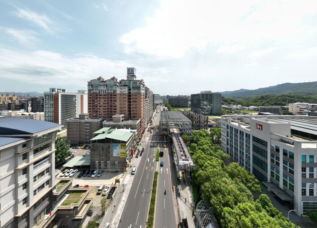 中央路四段空拍圖