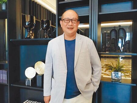 
萬群地產董事長謝坤成。圖∕曾麗芳

