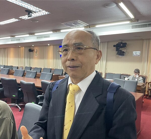 運安會主委林信得。(蔡亞樺攝)