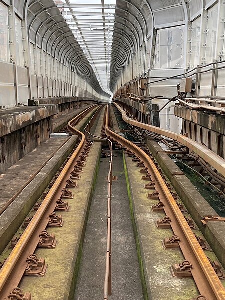 環狀線受地震影響位移嚴重。圖/新北捷運局提供