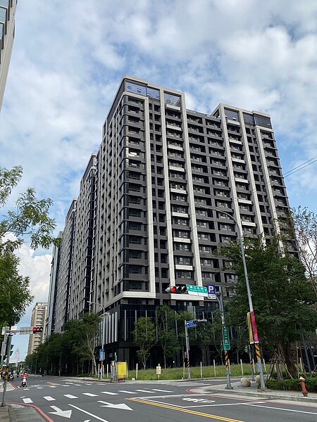 板橋區江翠段民間捐贈社會住宅示意圖。圖/新北市政府提供