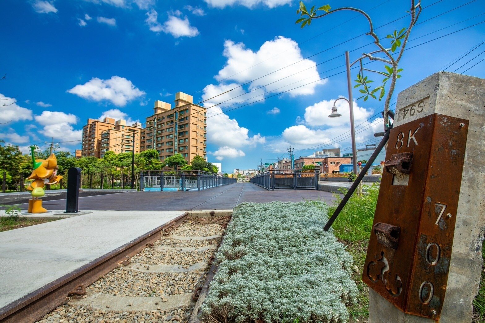 桃園桃林鐵道城市綠廊。圖/內政部提供