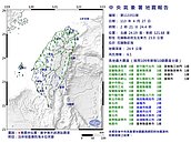 國家級警報半夜響起！花蓮規模6.1地震　台北也狂搖