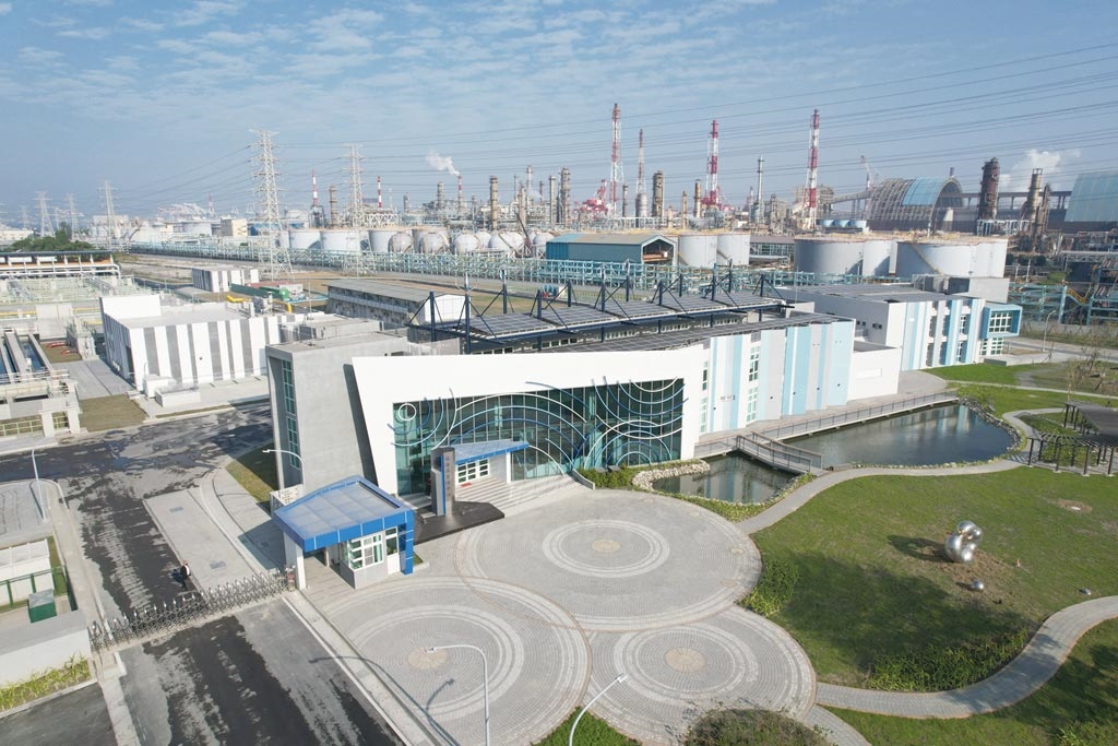 高雄臨海再生水廠，圖片內政部提供
