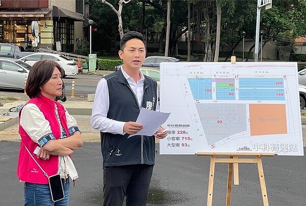 立委廖偉翔會勘「公96」公保地後,於27日表示,台糖規畫將短期出租作為停車場,增建1036汽、機車停車格,請市府盡速審核發證;並建議興建轉乘接駁站,以舒緩交通阻塞及車位不足問題。(立委廖偉翔提供/陳淑芬台中傳真)