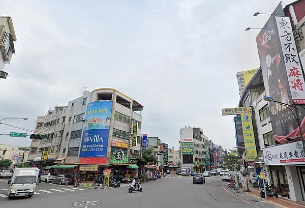 南投房價所得比達9.78倍,位居全台第四。圖為南投草屯鎮街景。圖/Google Map