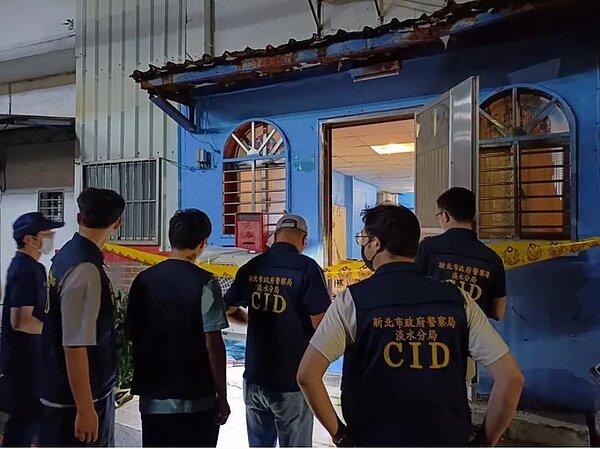 新北市淡水區中正路21巷,5日深夜驚傳砍人,疑老闆與前員工欠薪問題爆發口角,老闆持刀砍傷前員工。記者曾伯愷/翻攝