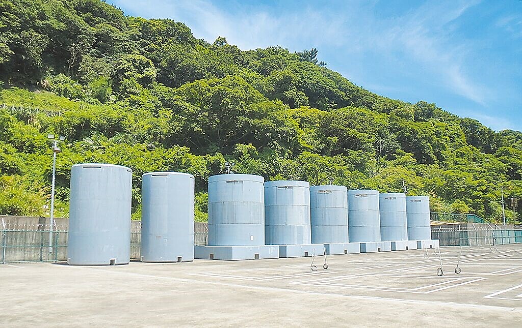 台電核一廠乾式貯存設施。(台電提供)