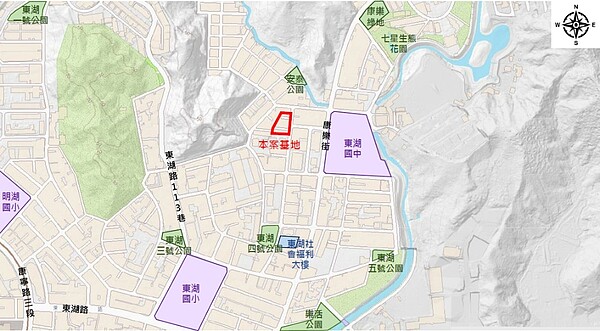 康樂街136巷基地位置示意圖／更新處提供