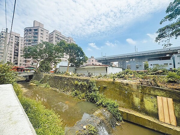 桃園市都發局推動營盤溪綠廊串接工程，預計10月就能串聯桃林鐵路，打造以六福宮綠九公園為起點的綠色廊帶。（桃園市都發局提供／蔡依珍桃園傳真）