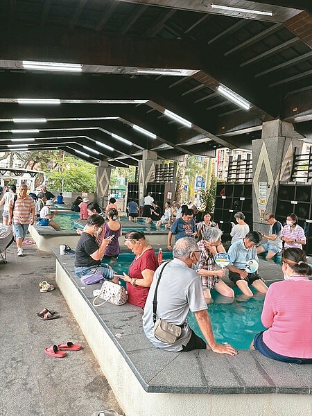 復興公園泡腳池園區。圖／台北市產發局提供