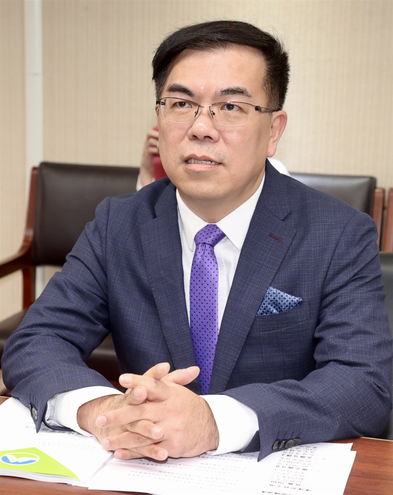 新任環境部長彭啟明今天赴立法院衛環委員會進行業務報告。記者林俊良/攝影