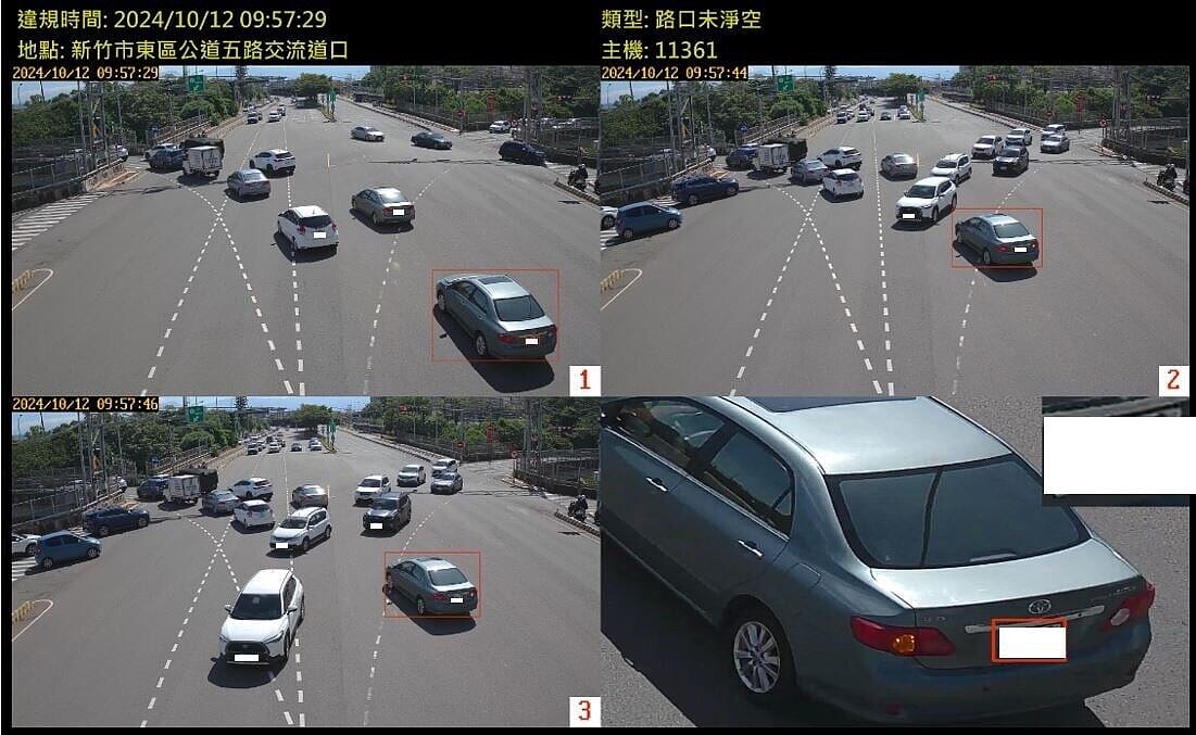竹市11處「標靶式科技執法點」今正式啟用。圖／新北市警察局提供