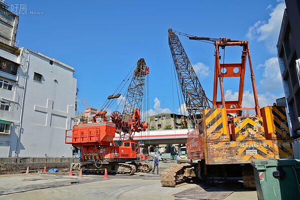 文林苑都市更新案,政府迫遷拆遷爭議,文林橋段基地。(好房News記者 陳韋帆/攝影)。