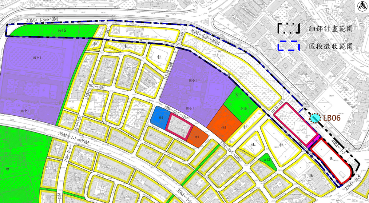 三峽北側整體開發區都市計畫圖。圖/新北市府提供