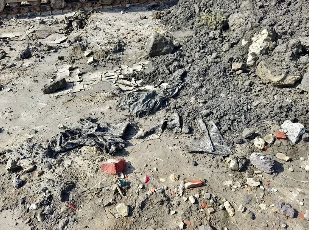 台南市農地、魚塭屢被查獲營建廢棄物，議員指每年約有34萬噸營建廢棄物去向不明，要求市府設法防堵。圖／台南市環保局提供
