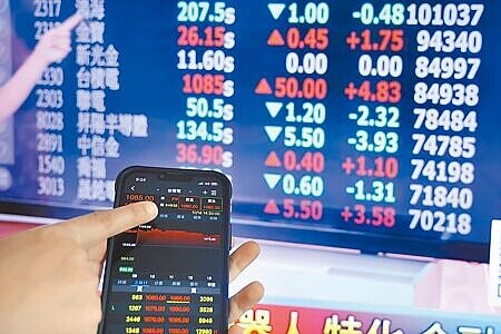 台積電法說會讓人驚艷,激勵台積電ADR17日狂飆將近10%,因此激勵台北股市18日大漲,台積電上衝1100元新天價。(鄧博仁攝)