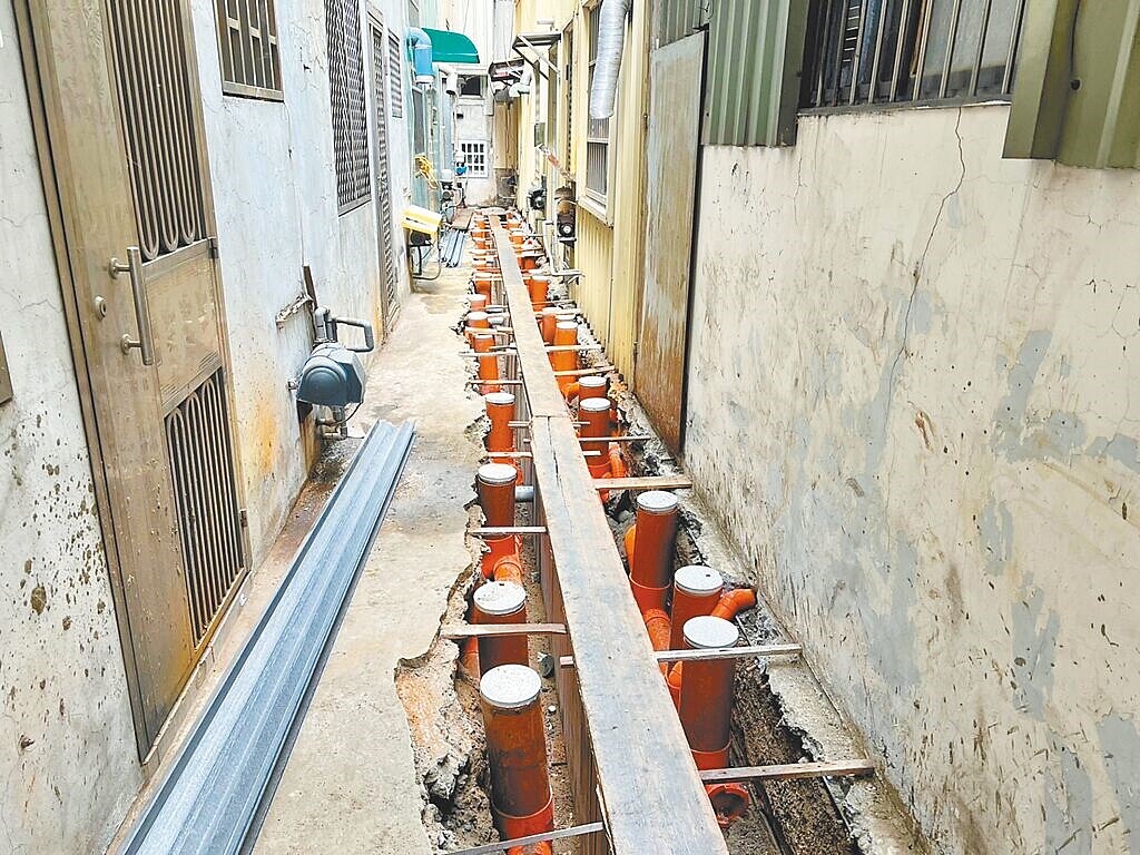 台南市汙水下水道接管率29.02%,圖為仁德區汙水下水道系統,10月起開始施做第2期接管工程。圖/台南市水利局提供